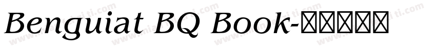 Benguiat BQ Book字体转换